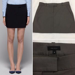 Theory Evan Skirt - Stretch Wool Mini
