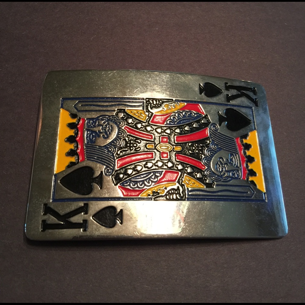 King of Spades Belt Buckle