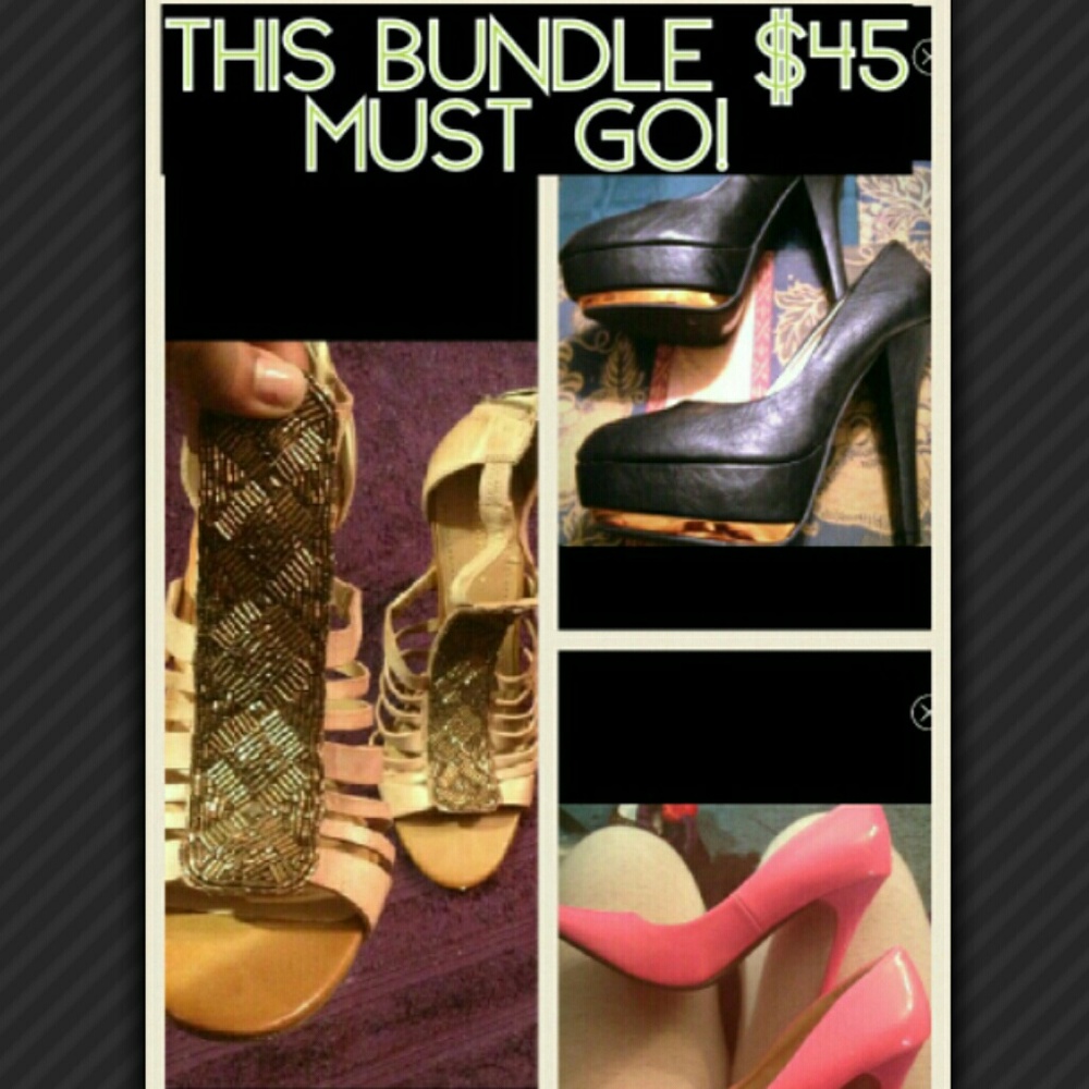 Shoe Bundle!! MUST GO!!!