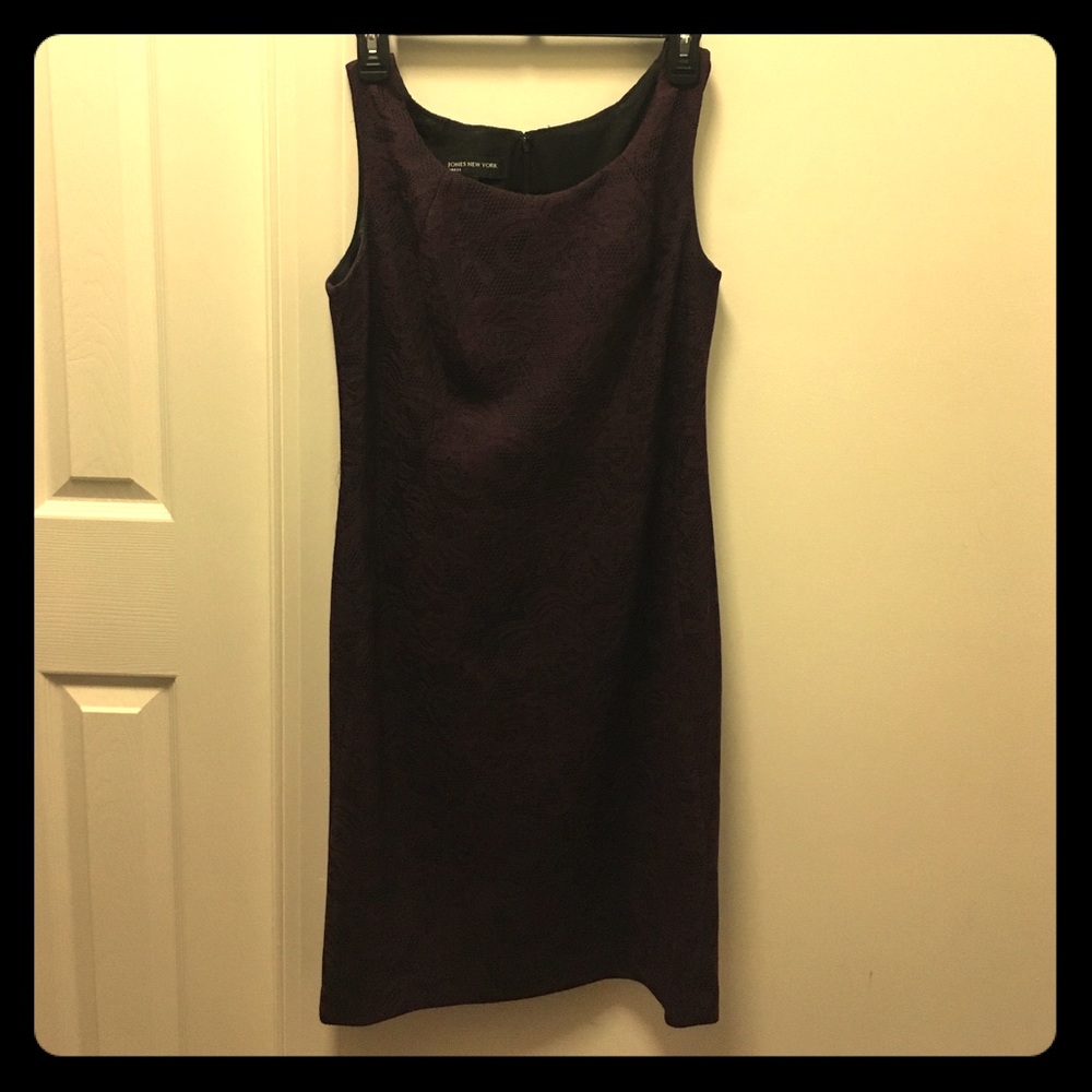Jones New York Plum Cocktail Dress