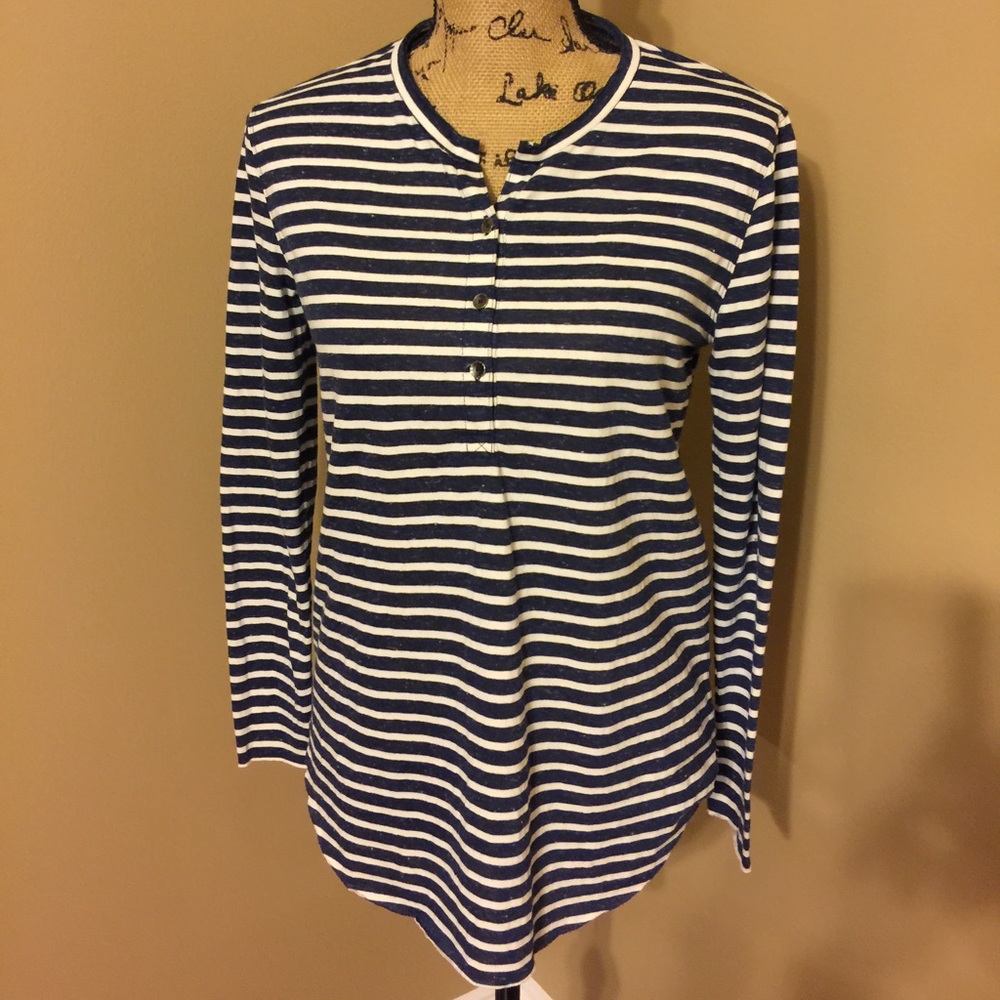 Striped long sleeve shirt