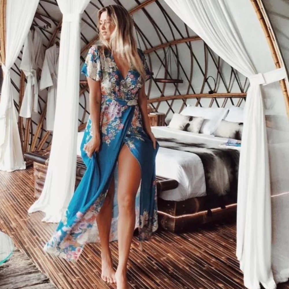 SOLD   🔮Spell and the Gypsy blue skies wrap dress