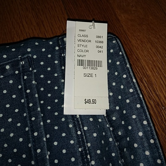 NWT bullhead black skinniest polka dot jeans - Picture 3 of 4
