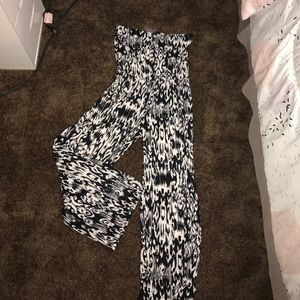 Black and white jumpsuit