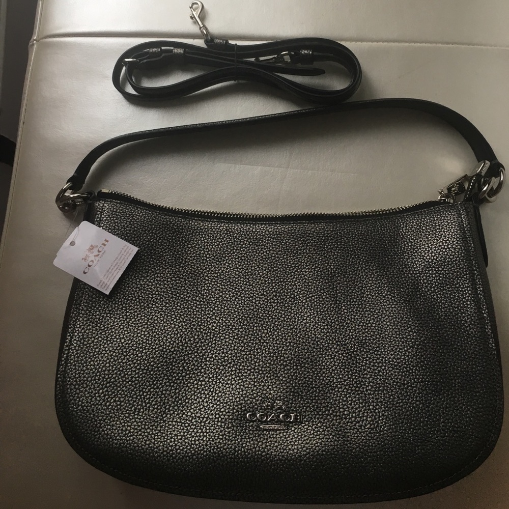 Coach chelsea crossbody - polished pebble leather