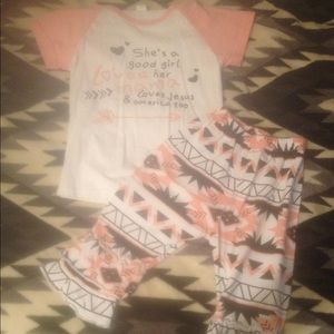 Little girls outfit size 6