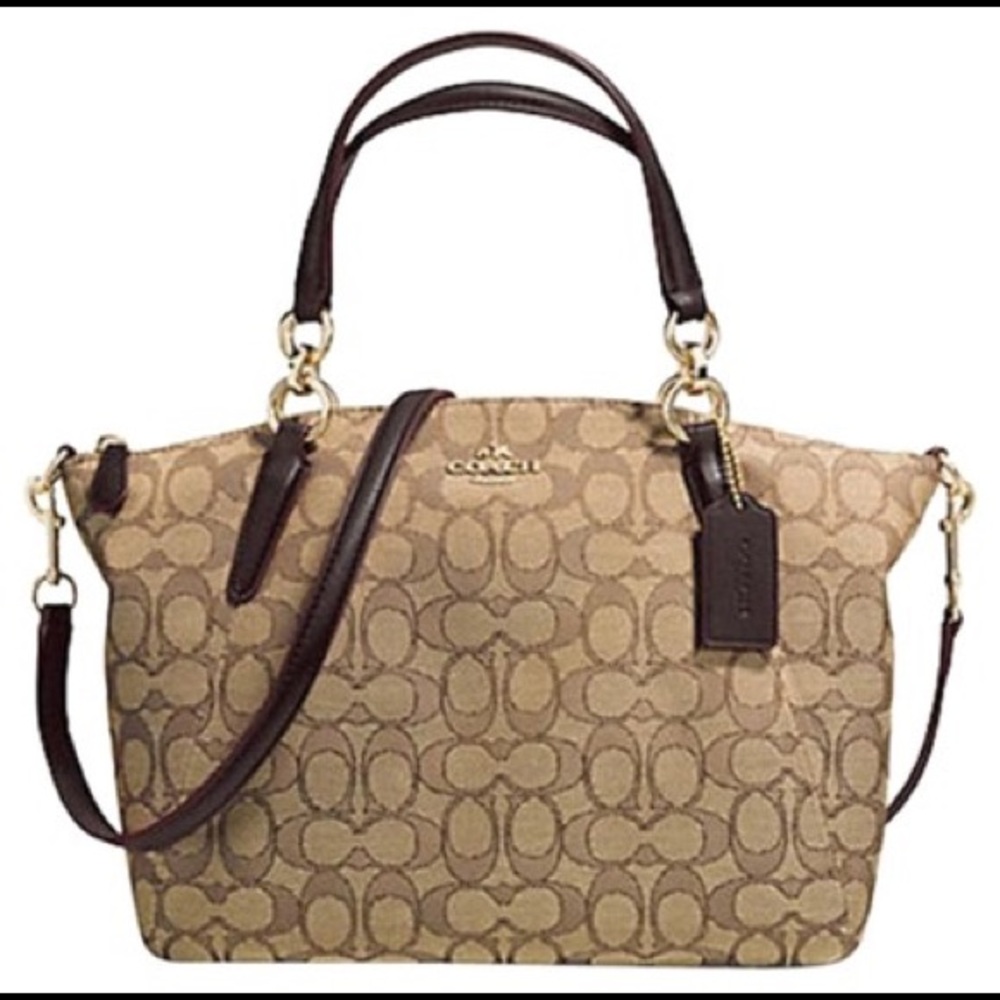 🐣 price drop! Coach khaki/brown cross body - Picture 4 of 6