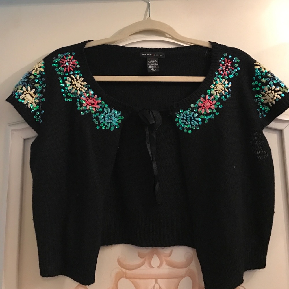 Ladies crop sweater