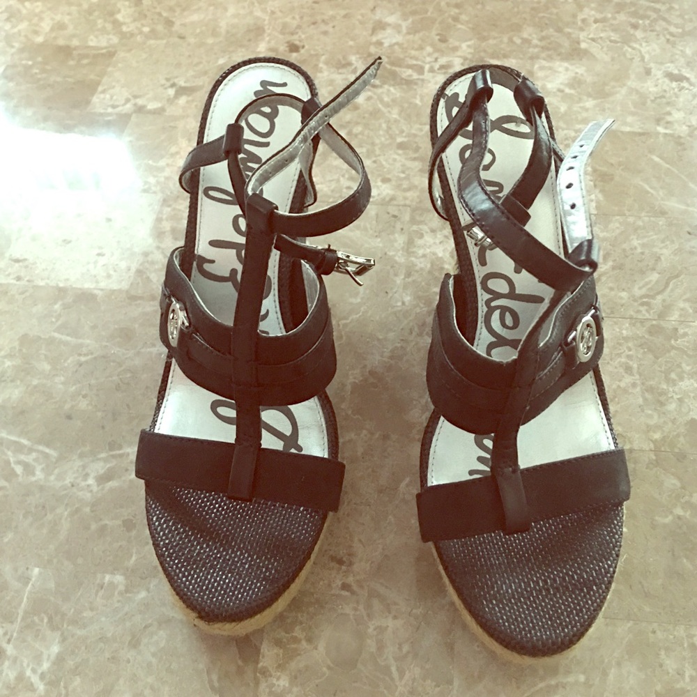 SAM EDELMAN ESPADRILLES WEDGES SIZE 8