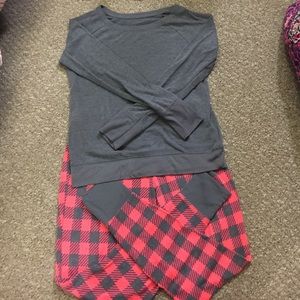 Long sleeve and pant pajama set