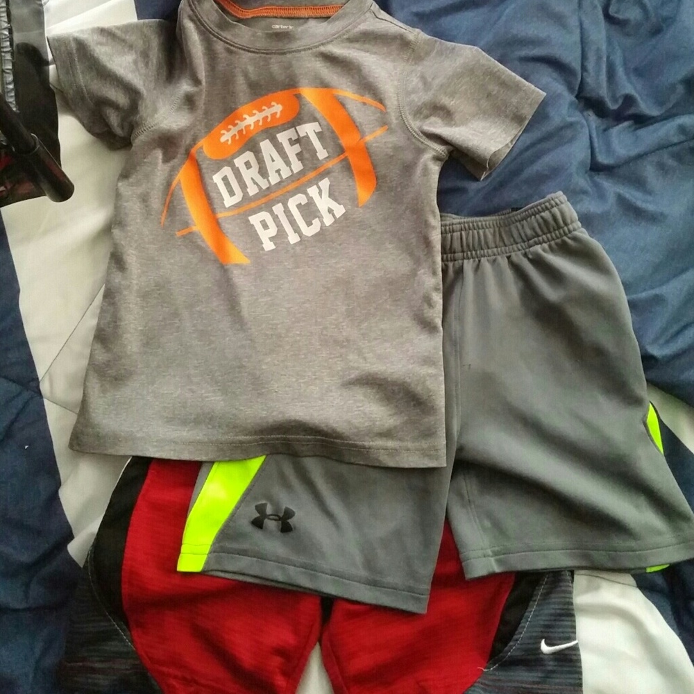 Lot of nike and under armour boys size 4