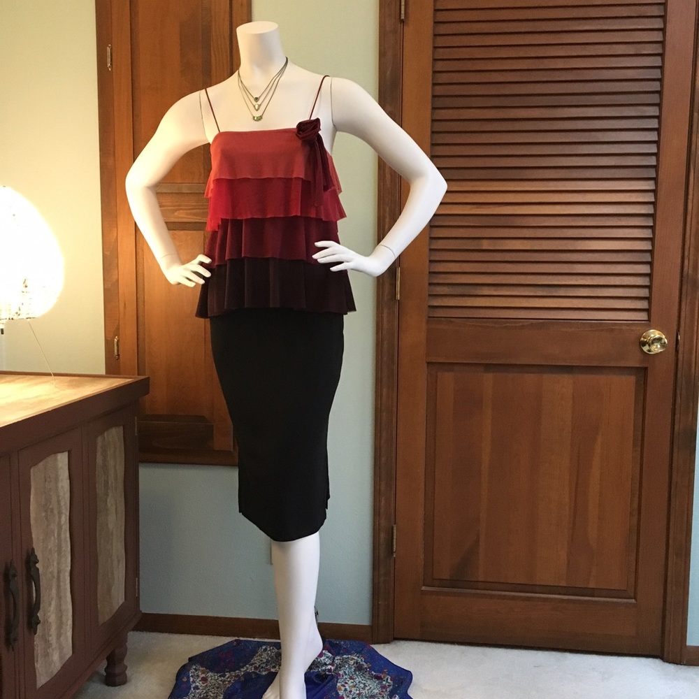 Limited tiered ruffle top