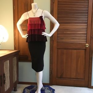 Limited tiered ruffle top
