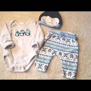 Gymboree Baby Boy Newborn Essentials Penguin Set