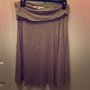 Max Studio beige skirt