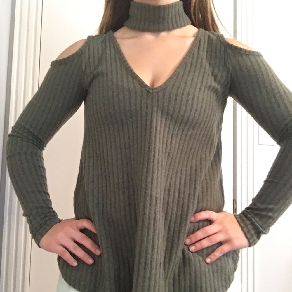 Green sweater