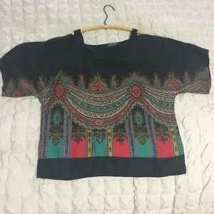 Ralph Lauren Silk Open Shoulder Blouse. Size 4