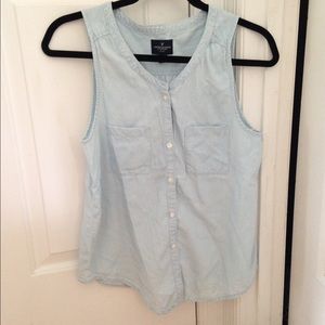 American Eagle Chambray top