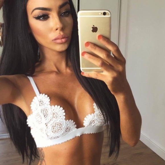 Other - White Crochet Lace Bralette