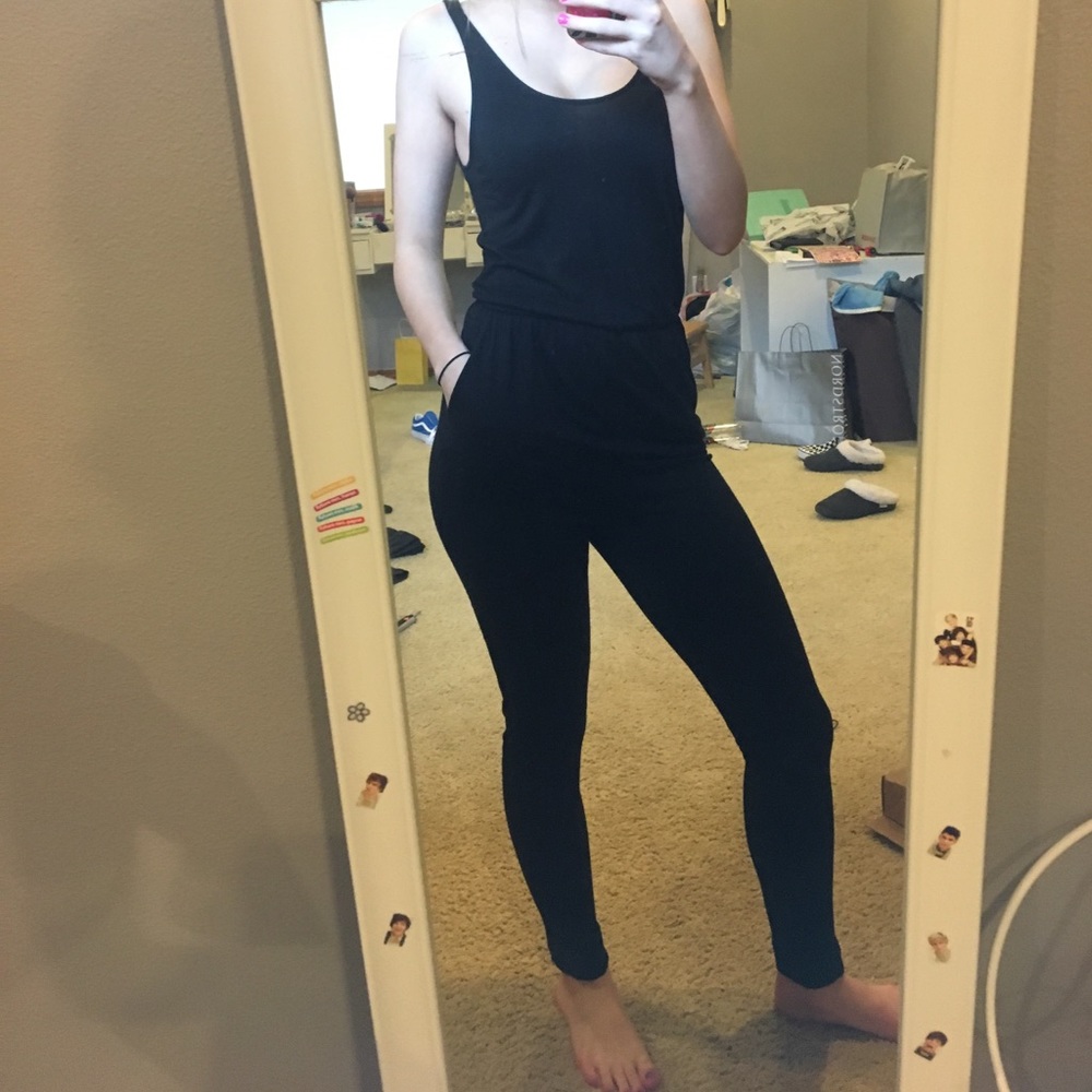Black jumpsuit