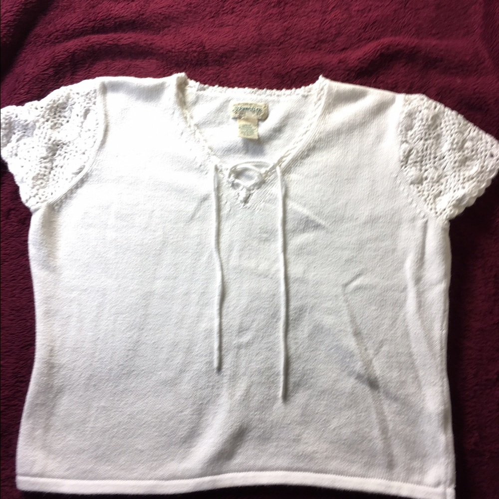 Large white blouse