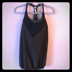 Under Armour  built in bra yoga top grey