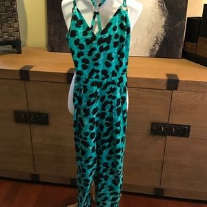 New French Connection Caloosa Blue leopard jumper