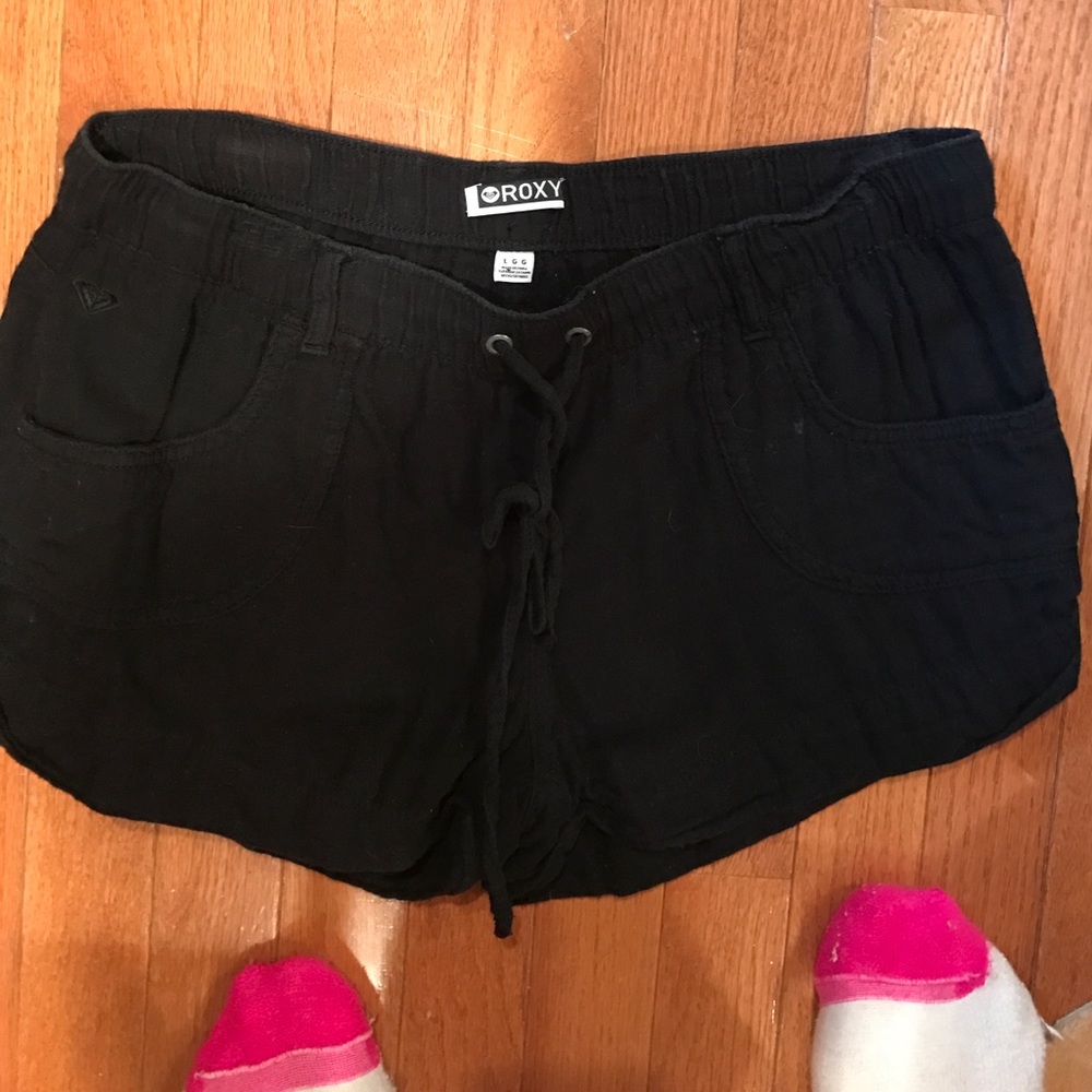 Roxy brand black shorts