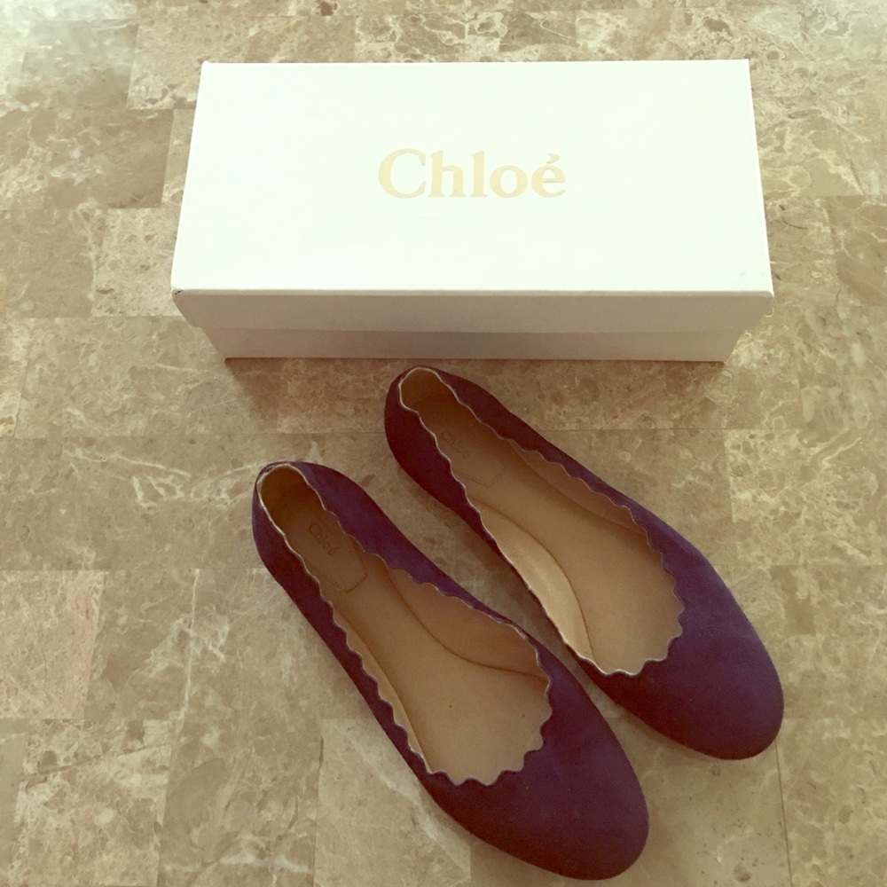 100% AUTHENTIC CHLOE BALLET FLATS SIZE 38