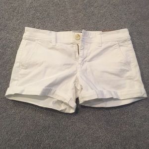 White Kaki shorts.