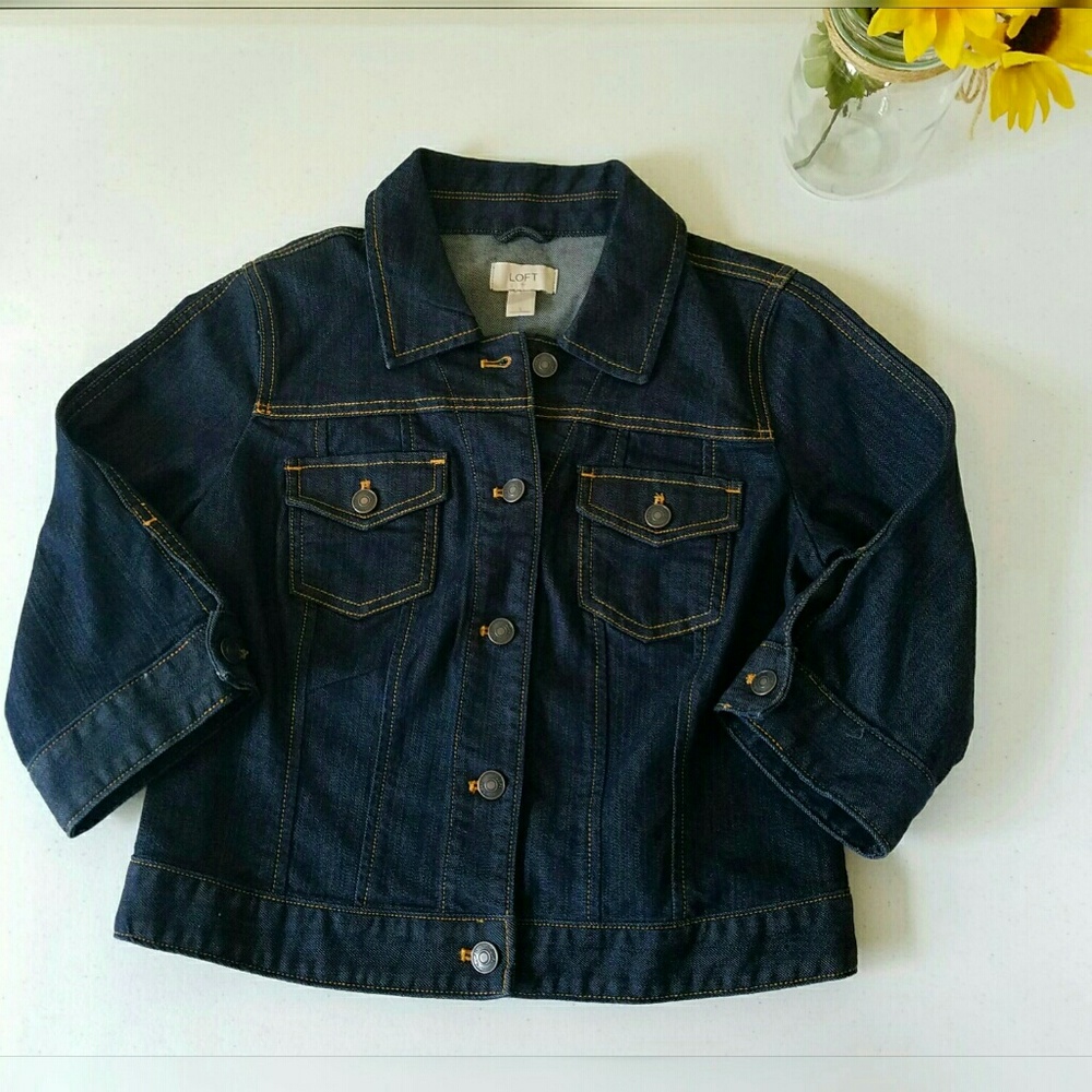 Ann Taylor Loft Jean Jacket