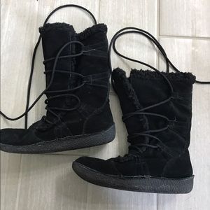 Black lace up Rocket Dog boots