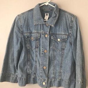 Gap cropped denim jacket