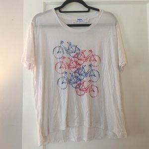 Free people bicycle tee L