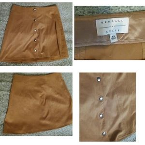 A line Suede skirt <3