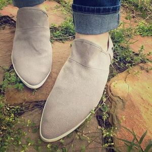 Sanuk slouchy canvas booties