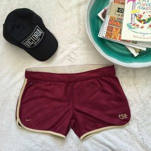 Nike fit FSU Florida state gym shorts size small