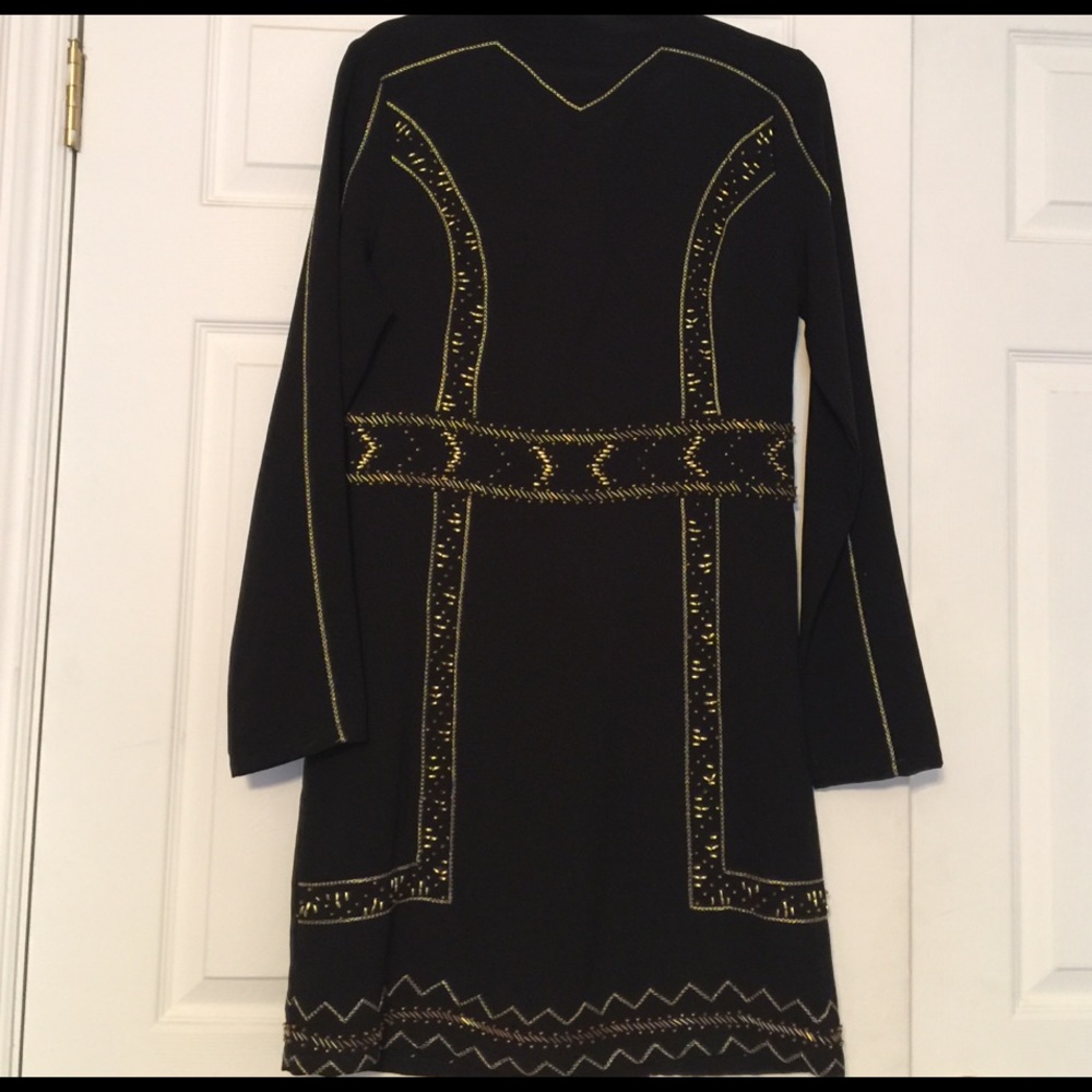 Sparkle & Fade black and gold beaded dress