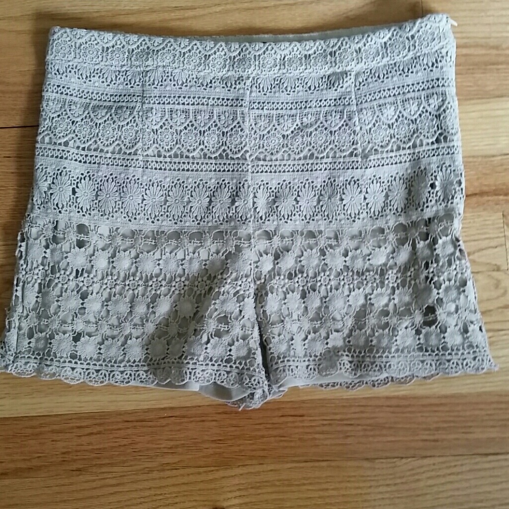 Forever 21 crochet shorts