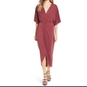 Astr wrap dress