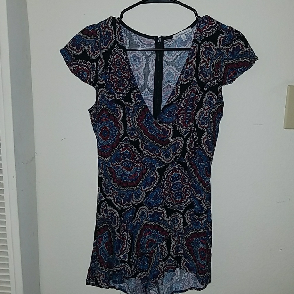Paisley romper