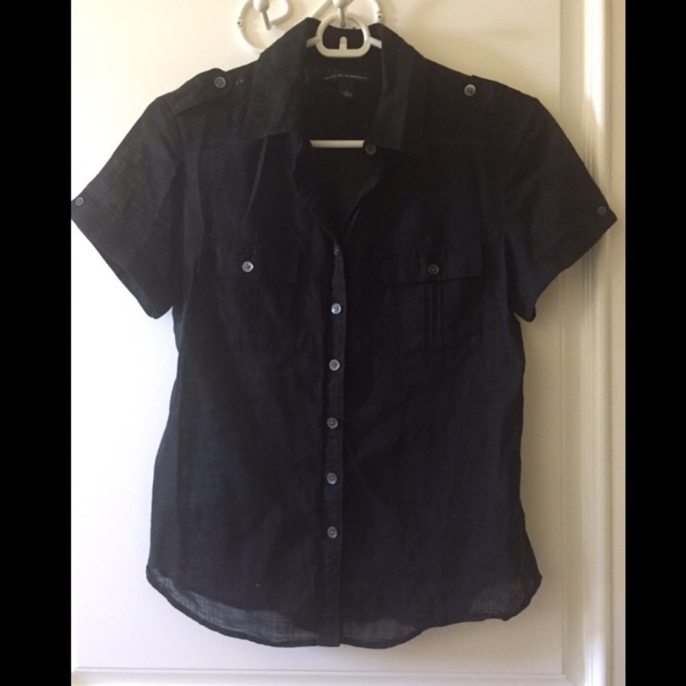Women's Linen Button Down Shirt