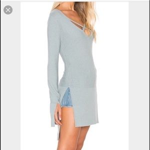Free People Long Criss Cross Tunic