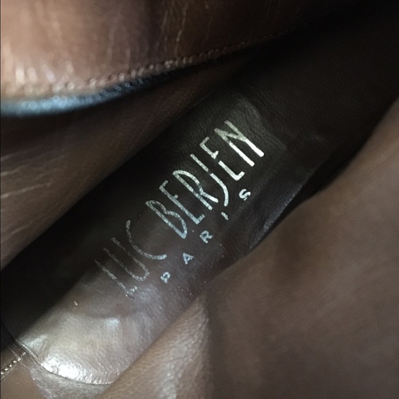 Luc Berjen metal mesh lace up ankle boots - Picture 3 of 5