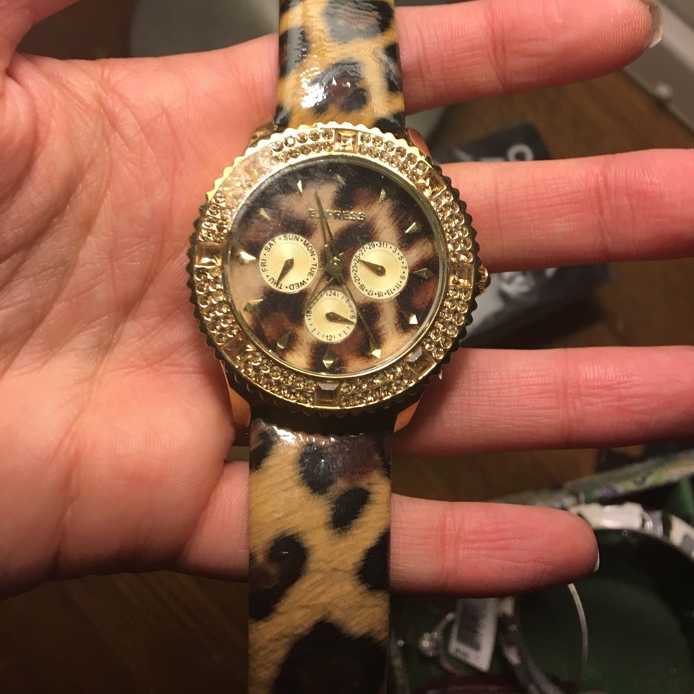 Leopard Print Express Watch