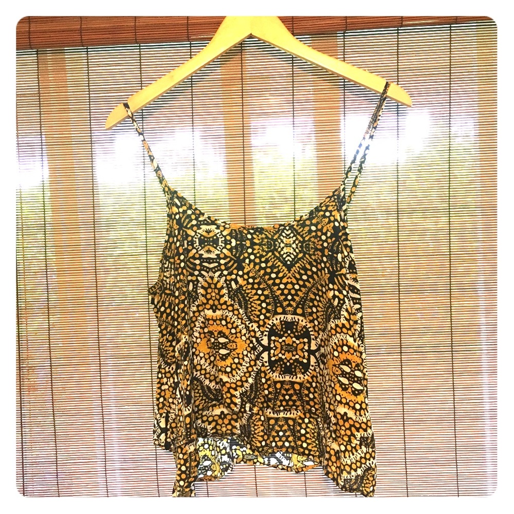 Volcom Flounce tank- tribal print