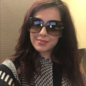 Gucci oversized Brown sunglasses