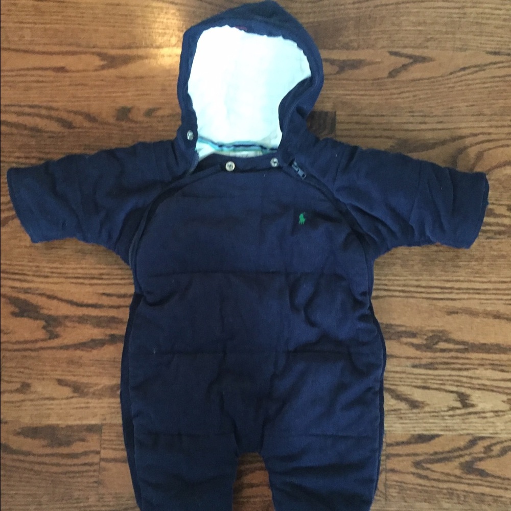 Ralph Lauren baby boy winter bunting