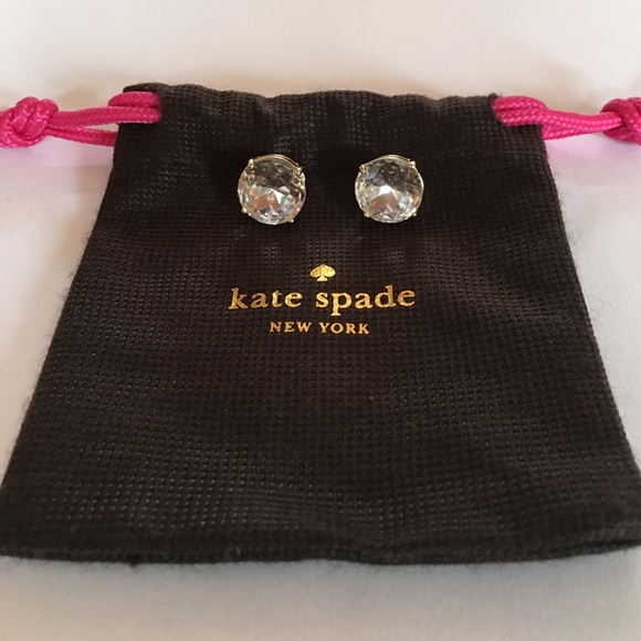 kate spade Jewelry - Kate Spade large crystal stud earrings