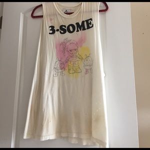 3 some distressed unif tee muscle tank medium 3 some distressed unif tee muscle tank medium